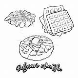 Waffle Waffles Hebstreits sketch template