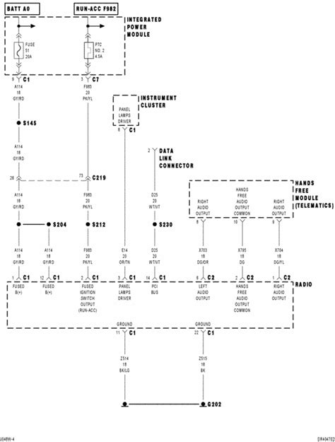 dodge ram  radio wiring diagram  faceitsaloncom