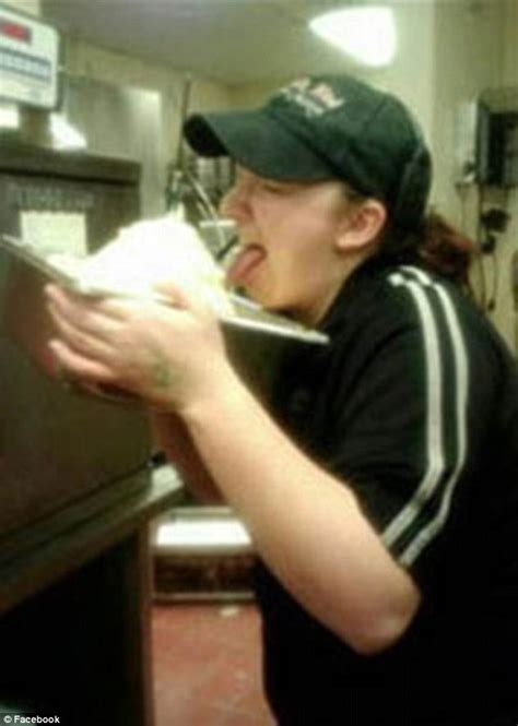 kfc worker fired after posting photo of herself pretending to lick a tub of mashed potatoes in