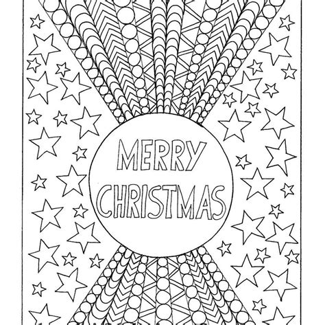 merry christmas coloring page instant   digital unicorn coloring pages adult