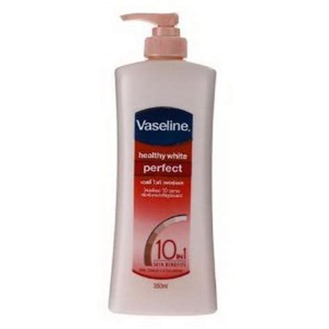 Vaseline Healthy White Perfect 10 In 1 Skin Benefits 350 Ml Lotion Made