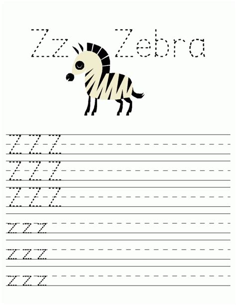 letter   tracing worksheets  kindergarten  printable