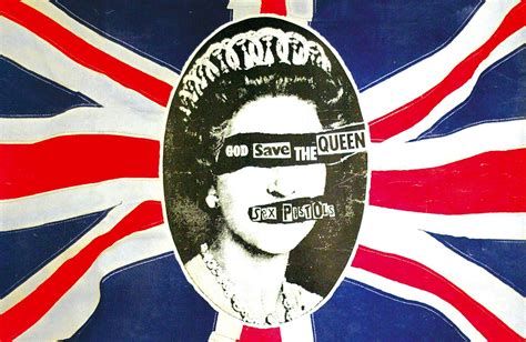 Sex Pistols God Save The Queen Textile Flag Buy Online At