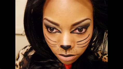 halloween costume and makeup trial sexy kitty cat youtube
