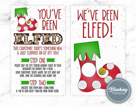 christmas cards   youve  elfed     message