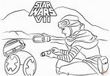 Awakens Force Coloring Pages Getdrawings sketch template