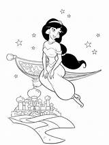 Jasmine Jasmin Netart Prinzessin Princesa Kleurplaat Walt Malvorlagen sketch template