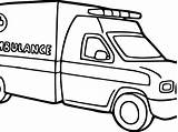Ambulance Coloriage Camion Danieguto sketch template