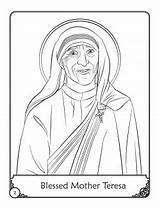 Teresa Mother Coloring Drawing Pages St Kids Catholic Blessed Therese Bosco Color Store Calcutta Herald Dessin Saint Saints Books Getcolorings sketch template