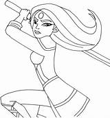 Coloring Superhero Dc Pages Super Hero Girl Girls Katana Drawing Printable Female Heroes High Marvel Squad Sans Adventures Sheets Easy sketch template