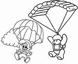 Parachute Disimpan Coloringpagesfortoddlers sketch template