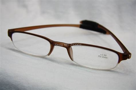 flexible optical reading glasses with case half lens tr90 retro mini