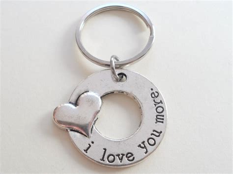 I Love You More Couples Keychain Jewelryeveryday