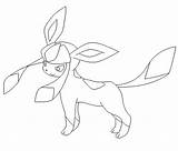 Glaceon Lineart Poke Lines Deviantart Stats sketch template