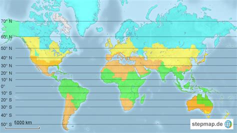 klimazonen von christoph landkarte fuer die welt