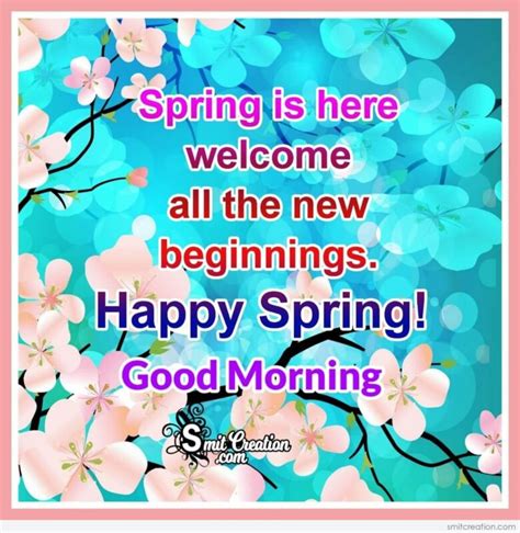 good morning happy spring image smitcreationcom