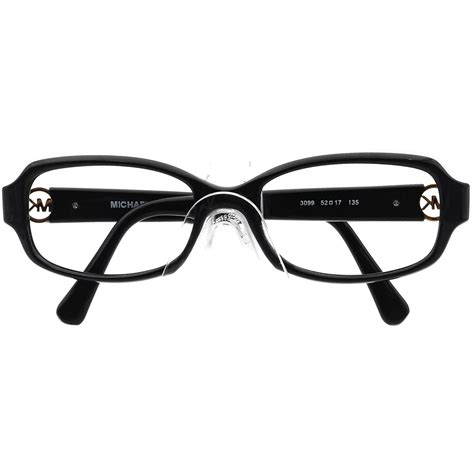 michael kors eyeglasses mk 8015 tabitha v 3099 black b shape frame 52