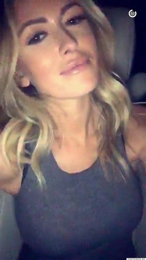 paulina gretzky is now on snapchat
