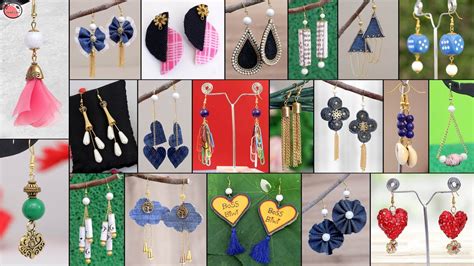 easy diy earrings making  home handmade jewelry youtube