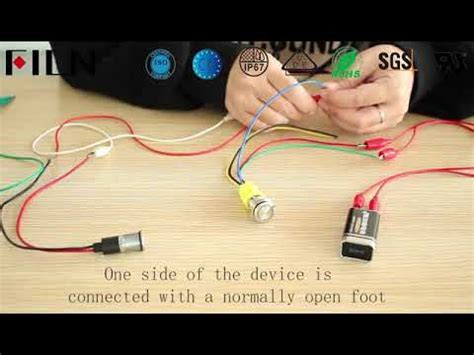 wire   pin push button switch youtube