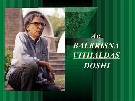 b v doshi