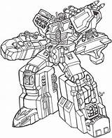 Coloring Pages Robot Cool Supreme Omega Getdrawings sketch template