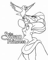 Coloring Swan Princess Pages Odette Contest May Will sketch template