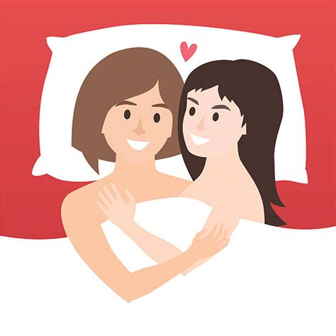 Best Lesbians In Bed Illustrations Royalty Free Vector