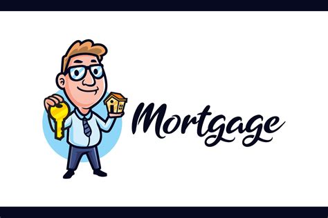 mortgage logo creative illustrator templates creative market