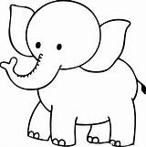 Elefantinhos sketch template