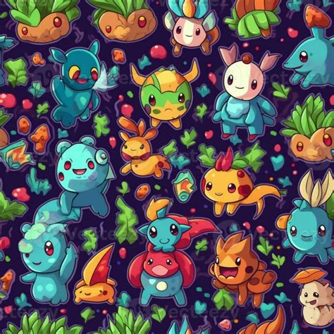 pokemon wallpapers   types  pokemons  plants