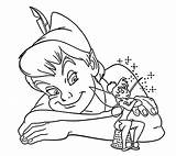 Pan Peter Coloring Tinkerbell Pages Disney Printable Kids Peterpan Tinker Bell Cartoon Print Wendy Sheets Color Book Colouring Friends Cartoonbucket sketch template