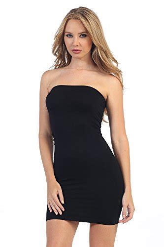 kurve strapless stretchy comfort mini sexy tube dress xs m m l l xl xl xxl made in usa