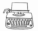 Typewriter Drawing Escribir Sketch Draw Maquina Máquina Dibujos Vintage Máquinas Typewriters La Para Easy Template Clipart Drawings Boceto Paintingvalley Vendimia sketch template