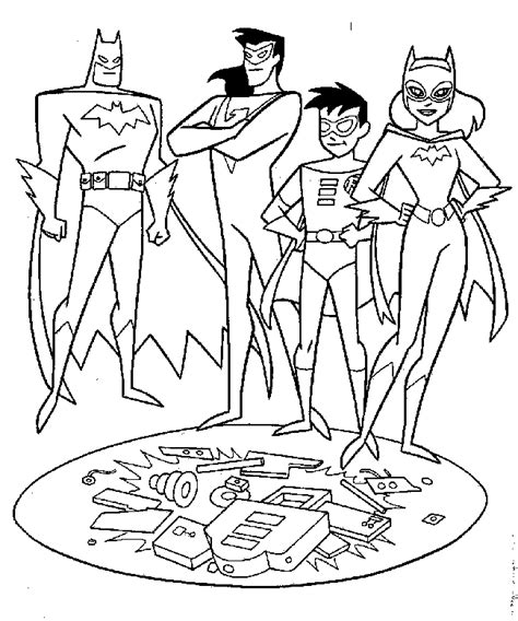 cartoons coloring pages batman  robin coloring pages