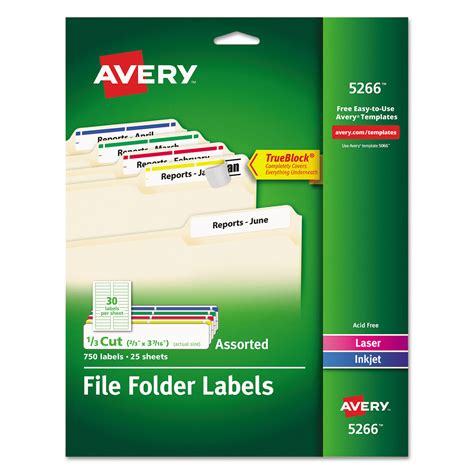 avery  removable file folder labels   feed technology
