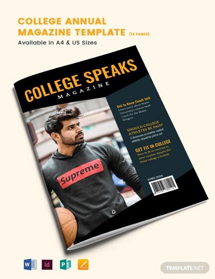 college magazine cover page design