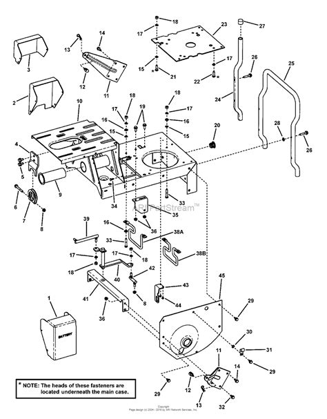 snapper bve    hp rear engine rider series  parts diagram  main case