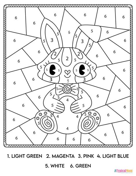collections coloring page printable bunny  coloring pages