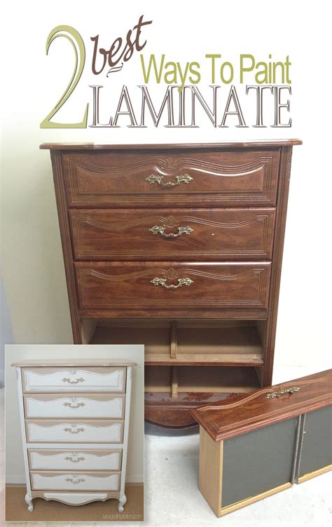 ways  paint laminate furniture salvaged