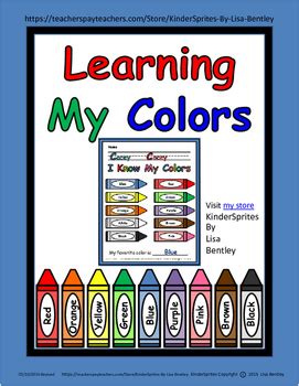 learning  colors    colors  kindersprites  lisa bentley