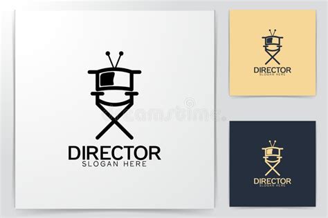 director bench cinema director logo ideas inspiration logo design template vector