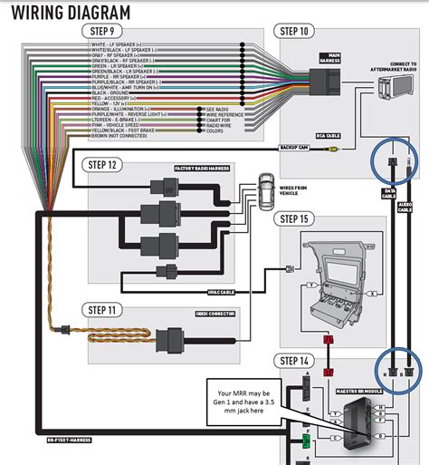 diagram pioneer wiring harness color code