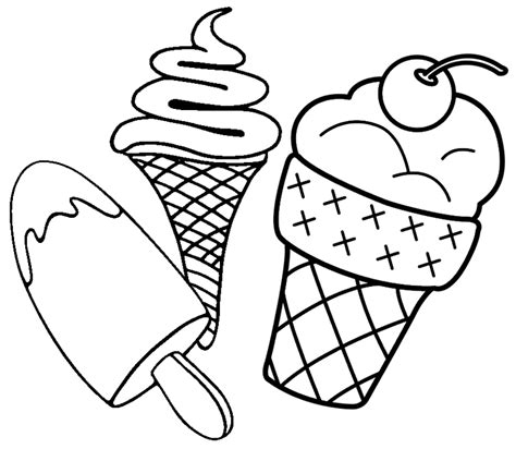 coloring page   ice cream  file  diy  shirt mug