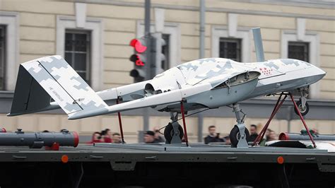 russias  battle drones revealed  moscow  victory day parade rehearsal russia
