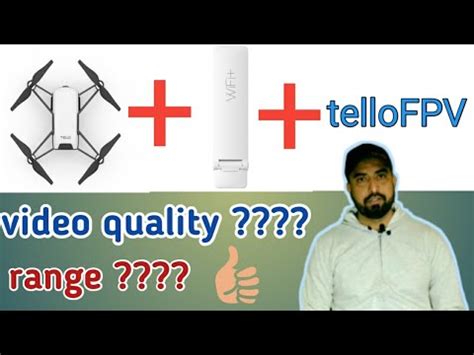 dji tello  wifi repeater  tellofpv app video  range test youtube