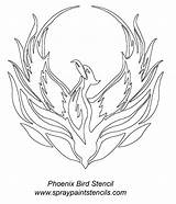 Phoenix Bird Stencil Tattoo Tattoos Coloring Pages Drawing Gif Men Celtic Ashes Wordpress Pheniox Photobucket Drawings User Firebird Search Matching sketch template