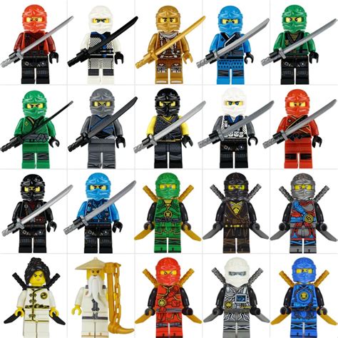 legoing ninjago series ninja kai jay lloyd minifigure bricks building blocks figures toys