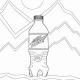 Coca Bottle sketch template