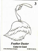 Feather Duster Coloring Template Pages sketch template